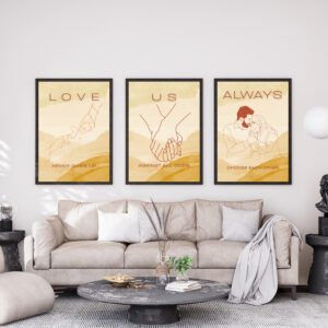 Love Stories Bundle of Four – Minimalist Printable Wall Art Collection